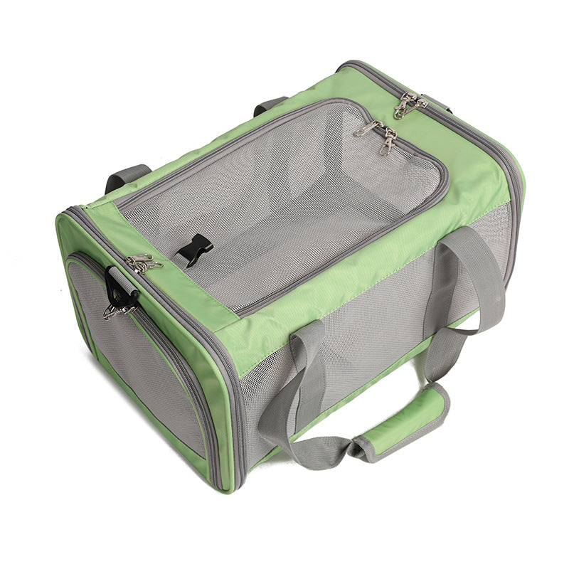HappyNest™ Premium Soft-Sided Pet Carrier Bag - Breathable Mesh Travel Tote for Cats & Small Dogs
