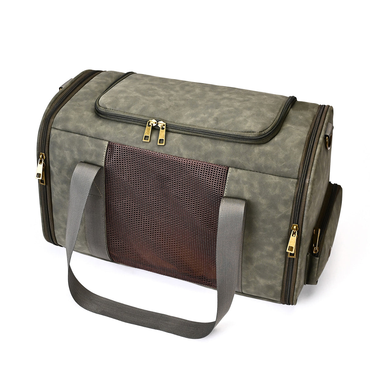 HappyNest™ Premium Suede Pet Carrier Bag - Soft-Sided Airline Approved Pet Travel Carrier