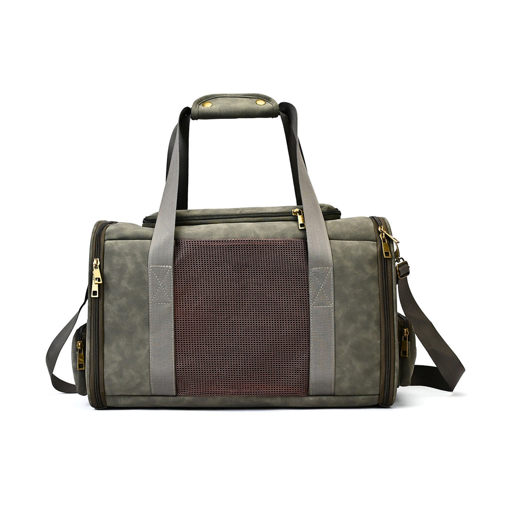 HappyNest™ Premium Suede Pet Carrier Bag - Soft-Sided Airline Approved Pet Travel Carrier