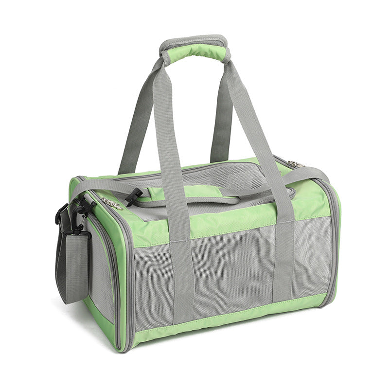 HappyNest™ Premium Soft-Sided Pet Carrier Bag - Breathable Mesh Travel Tote for Cats & Small Dogs