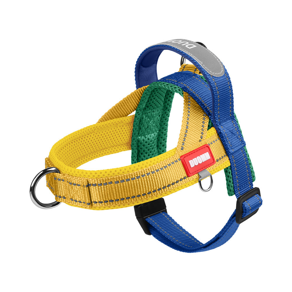 HappyNest™ Saddle-Style Reflective Dog Walking Harness