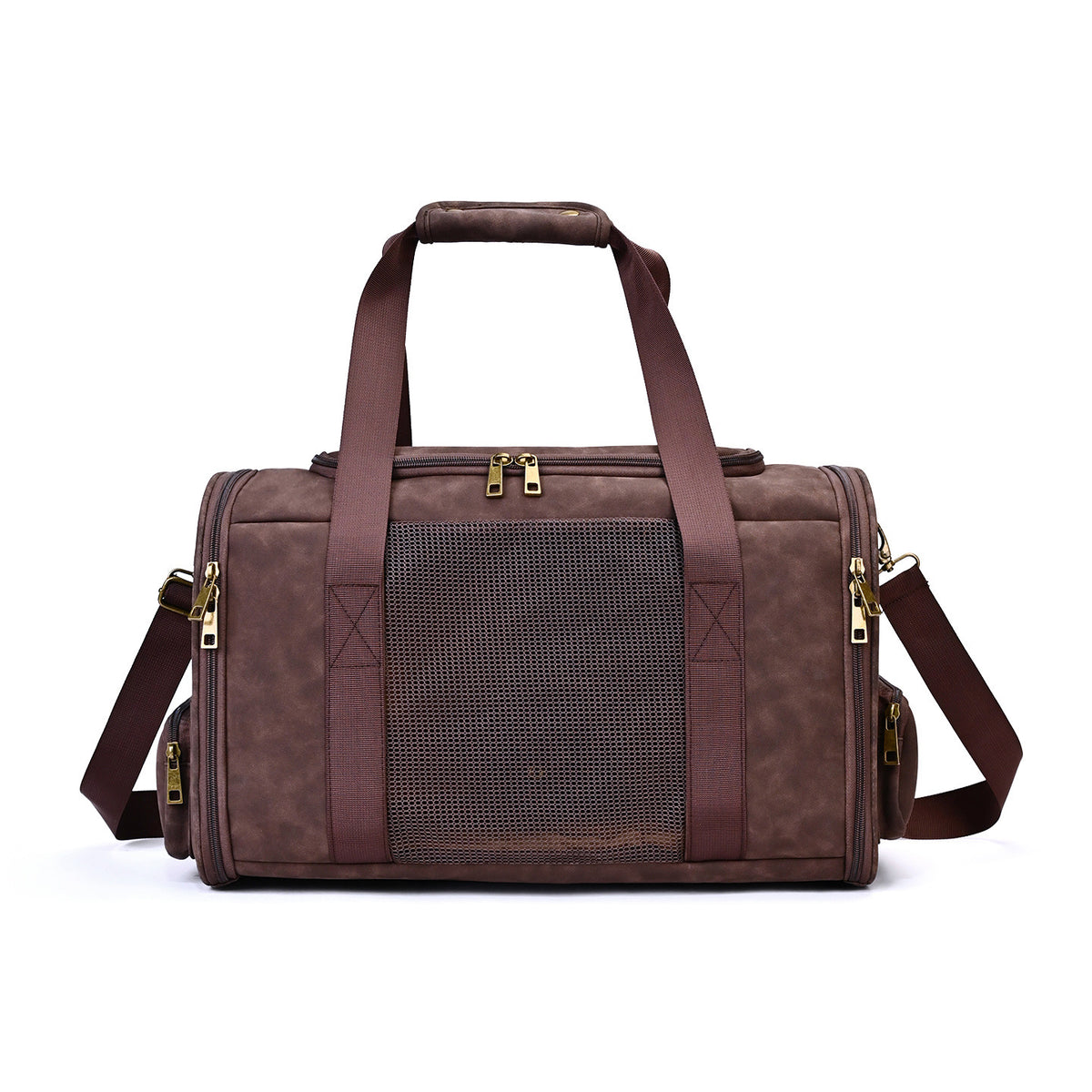 HappyNest™ Premium Suede Pet Carrier Bag - Soft-Sided Airline Approved Pet Travel Carrier