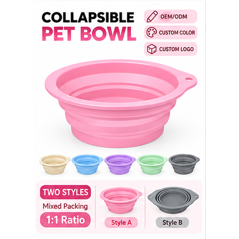 HappyNest™ Portable Collapsible Silicone Pet Bowl