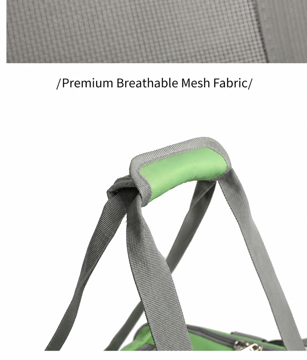 HappyNest™ Premium Soft-Sided Pet Carrier Bag - Breathable Mesh Travel Tote for Cats & Small Dogs